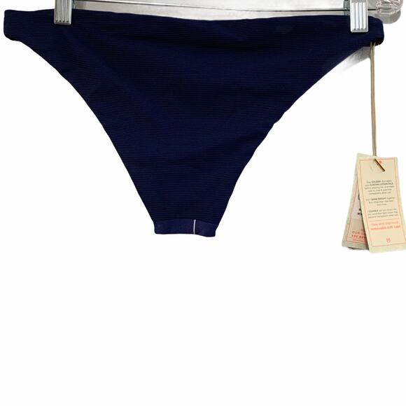 Maaji Margarita Flirt Floral Reversible Mid Rise‎ Bikini Bottom Medium - Picture 4 of 10